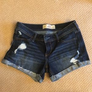 Hollister Denim Midi Shorts
